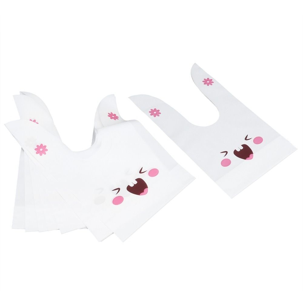 50PCS Bunny Sheep Mouse Print Treat Bags Long Ear Gift Packaging Bags  Qingtuan Snack Gift Packaging