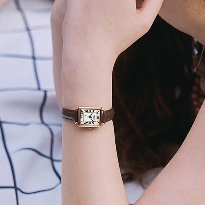 Secreto Leather Womens Watch_Brown. ST5502