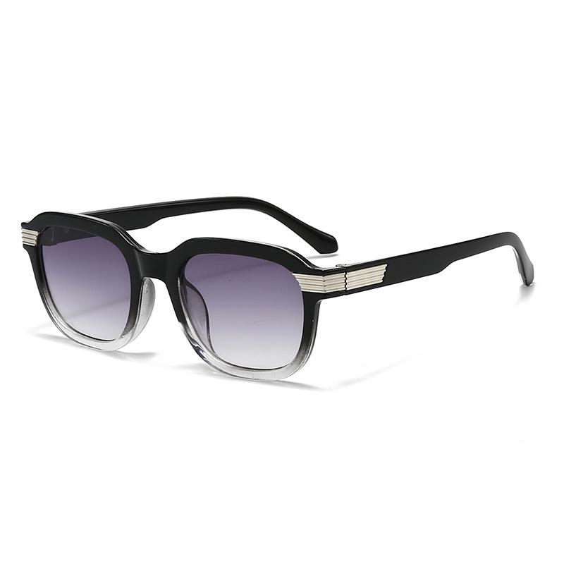 2025 Stylish Men's Square Frame Sunglasses - Comfortable and Trendy for Travel, Driving, and Instagram Look