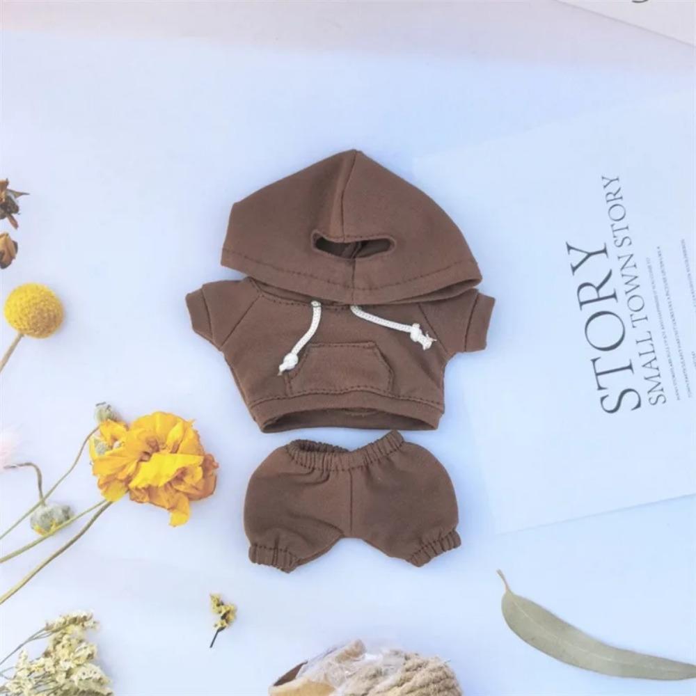 Labubu Casual Sweatsuit Set Labubu 15/17cm Dolls Clothes Fashionable Comfortable Sports Suit Hoodie Labubus Accessories Gift