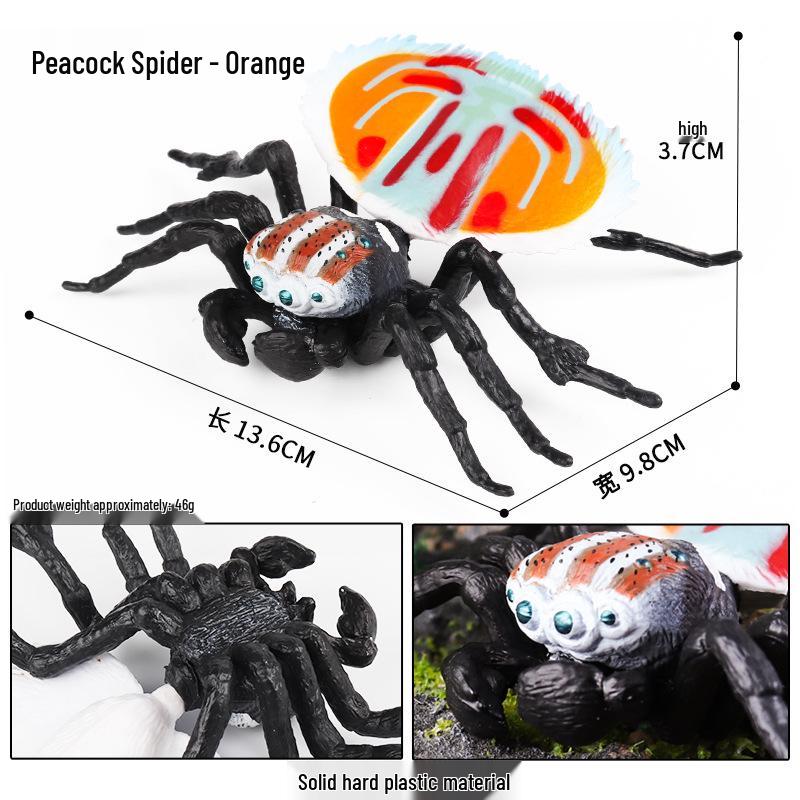 Children's Tarantula Model Toy - Realistic Prank Spider for Halloween & Cognitive Play