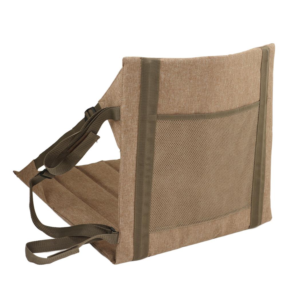 Folding Stadium Cushion 600D Oxford Cloth with Backrest Portable Stadium Seats for Outdoor Camping