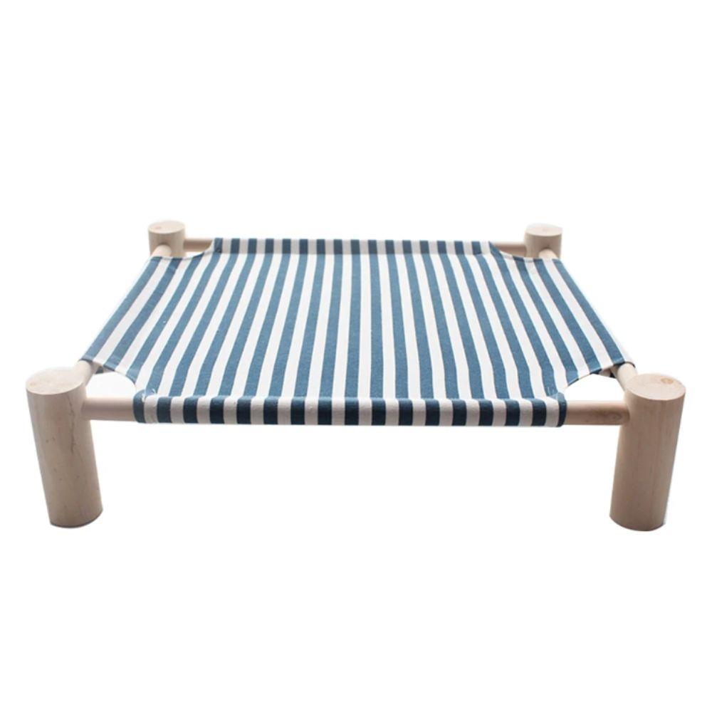 Portable Swing Bed Wooden Frame Cooling Bed Pet House Elevated Bed  Indoor Use