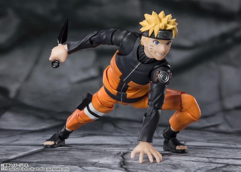 TAMASHII NATIONS NARUTO Shippuden Uzumaki Naruto The Jinchuriki of the Entrusted with Hope Approximately 145mm PVC ABS Painted Movable Figure