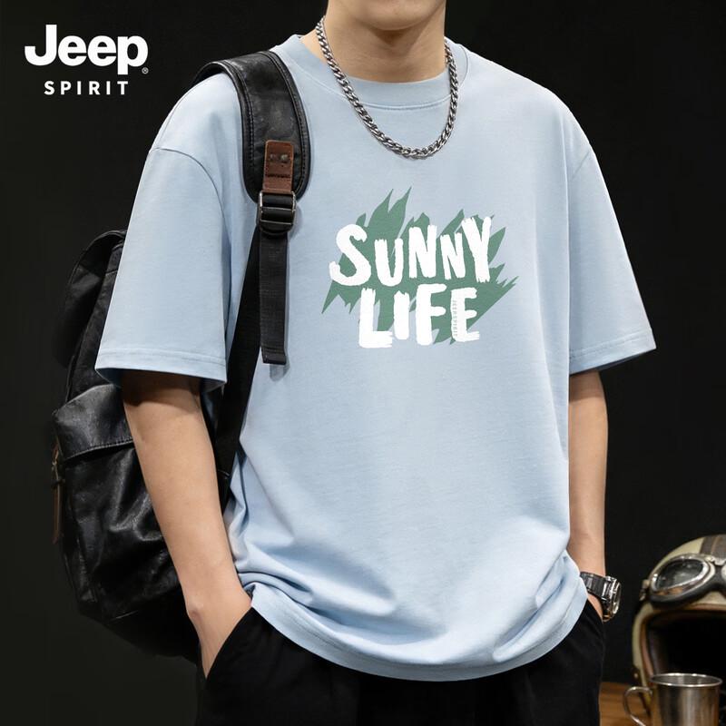 Jeep Spirit Men s Summer Print Short Sleeve T-Shirt M