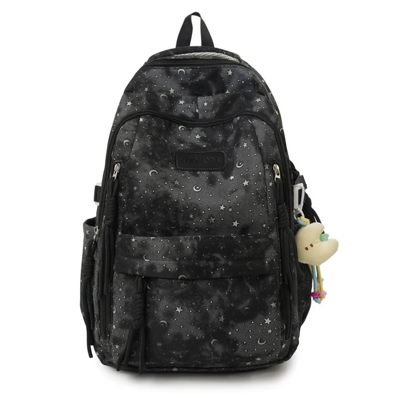 Student Schoolbag Women's Tie-Dye Large Capacity Backpack