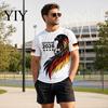 Soccer Fan Apparel Men Fans T-shirt, German Team Football T-Shirt, 2026 World Game Day Shirt Tournament Cheer Tee, Stylish for Stadium Sweat-wicking