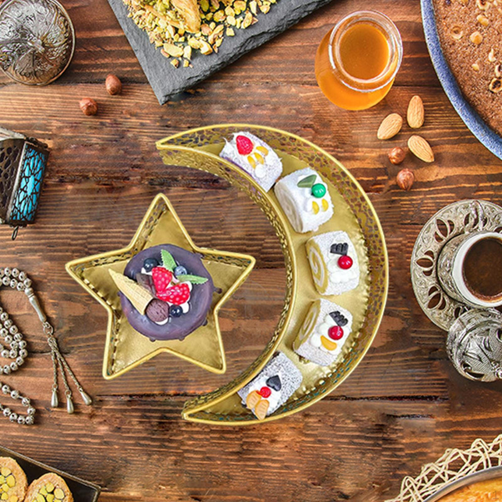 Поднос с луной и звездой