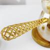 Luxury Heat-resistant Turkish Coffee Pot Hollowed Handle 350 ML Pour Over Coffee Pot with Base Transparent Teapot Afternoon Tea
