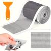 5m Self-Adhesive Shower Drain Hair Catcher, Disposable Mesh Filter, Easy Clean, Cuttable, Waterproof, Bathroom Floor Protection