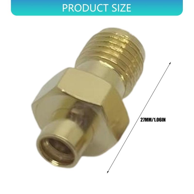 SMA Female to Male Adapter Connector Metal Gold Plated Cable Radio Routers WiFi Mobile Communication Accessories