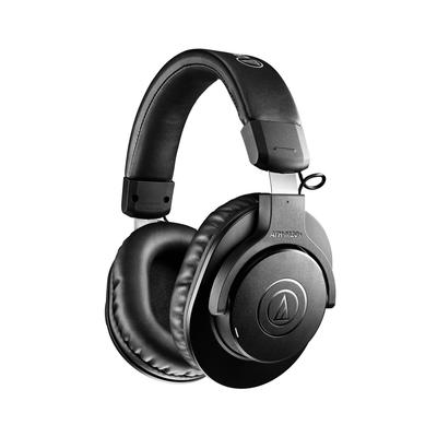 Wireless Bluetooth and Wired 40mm CCAW Voice Coil Lightweight 216g Low Latency Up To 60 Hours of Black Audio-Technica ATH-M20xBT Headphones,
