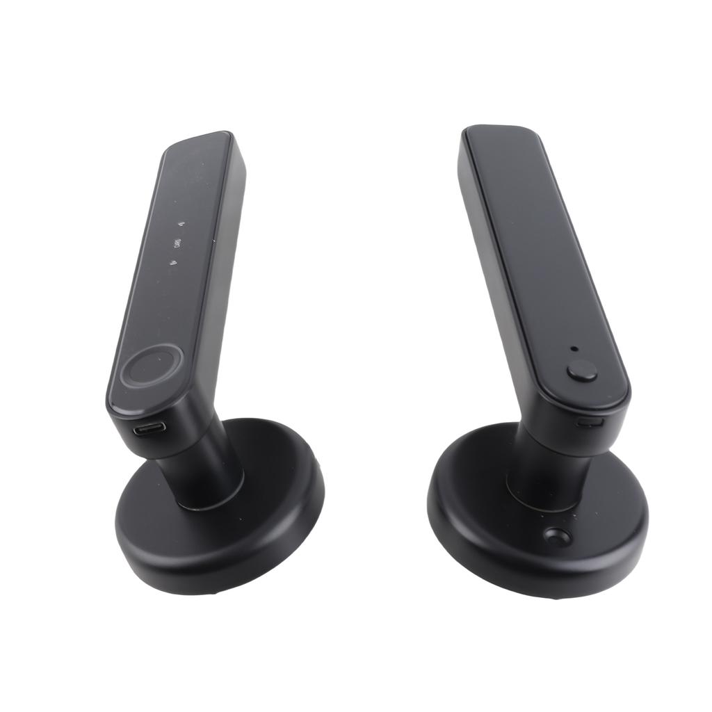 Smart Door Lever Lock Fingerprint Password Key Unlock Keyless Entry Door Lock for Home Bedroom Hotel Office