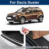 Car Trunk Sill Anti-scratch Guard Strip For Dacia Duster - Rear Bumper Rubber Protector Decorative Cover Sticker
