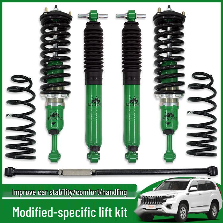 Haval H9 Off-road 2-Inch Lift Kit: Shock Absorber, Spring & Rear Axle Thrust Rod Upgrade