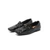 Women's Korean Style Washable Cowhide Loafers: Soft Leather Mary Janes for Mother's Day