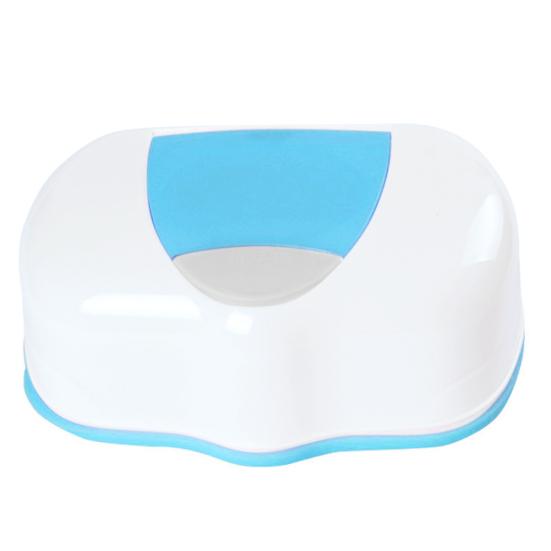 

Home Car Press Pop-up Automatic Baby Wipes Wet Tissue Box Case Holder Organizer синій