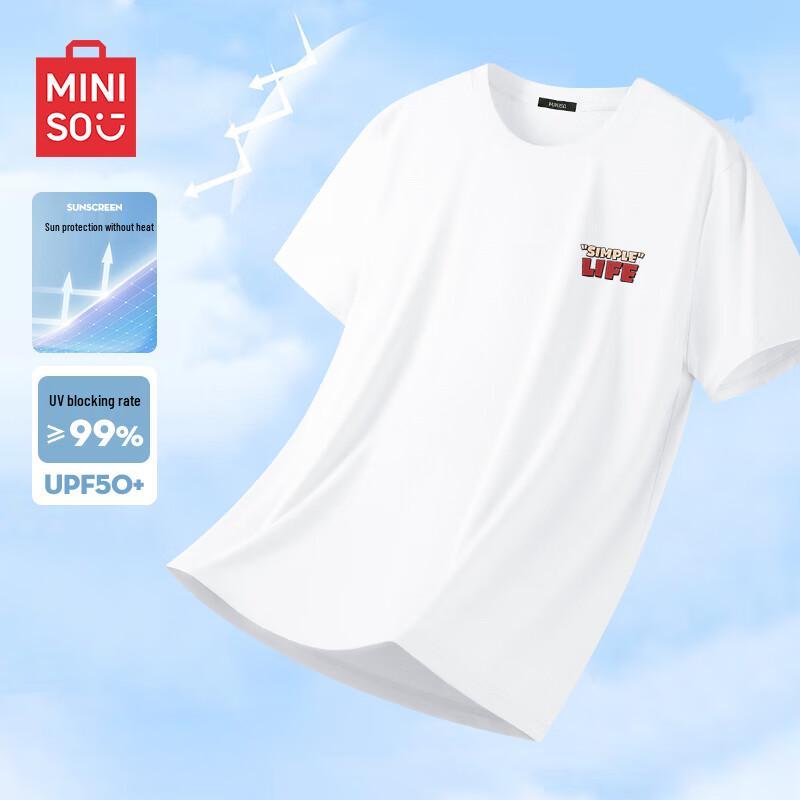 MINISO Men s Quick-Dry Sun Protection Short Sleeve T-Shirt 4XL 1590₽