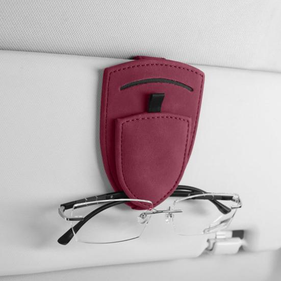 Car Visor Sunglasses Clip Strong Magnetic Eyeglass Holder for Vehicle Scratch-Free Storage for Sun Glasses Car Interior Accessory
