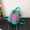 Dual-purpose messenger water cup bag outdoor sports backpack niche leisure shoulder bag light hiking kettle bag