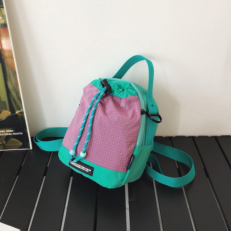 Dual-purpose messenger water cup bag outdoor sports backpack niche leisure shoulder bag light hiking kettle bag