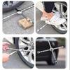 14in Cross Tire Wrench Durable 45# Carbon Steel Reinforced Socket for Car Tire Change Roadside Rescue