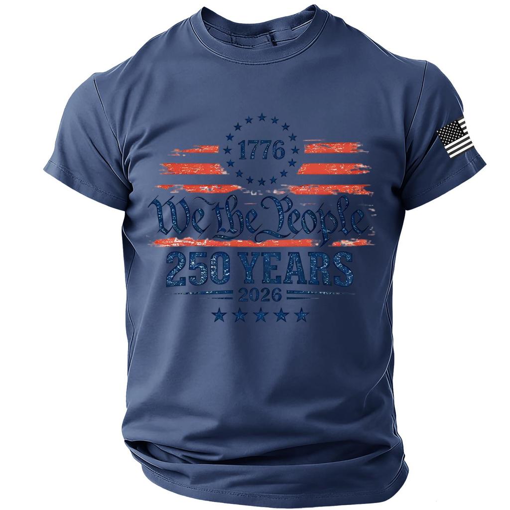Men's Casual Round Neck Lightweight Breathable Short-Sleeve Top