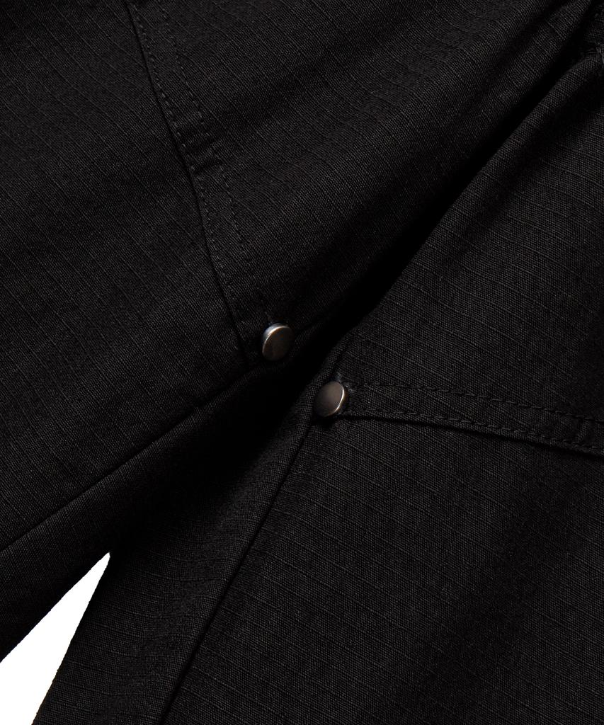 Masateu Rivet Cargo Bermuda Pants _ Black