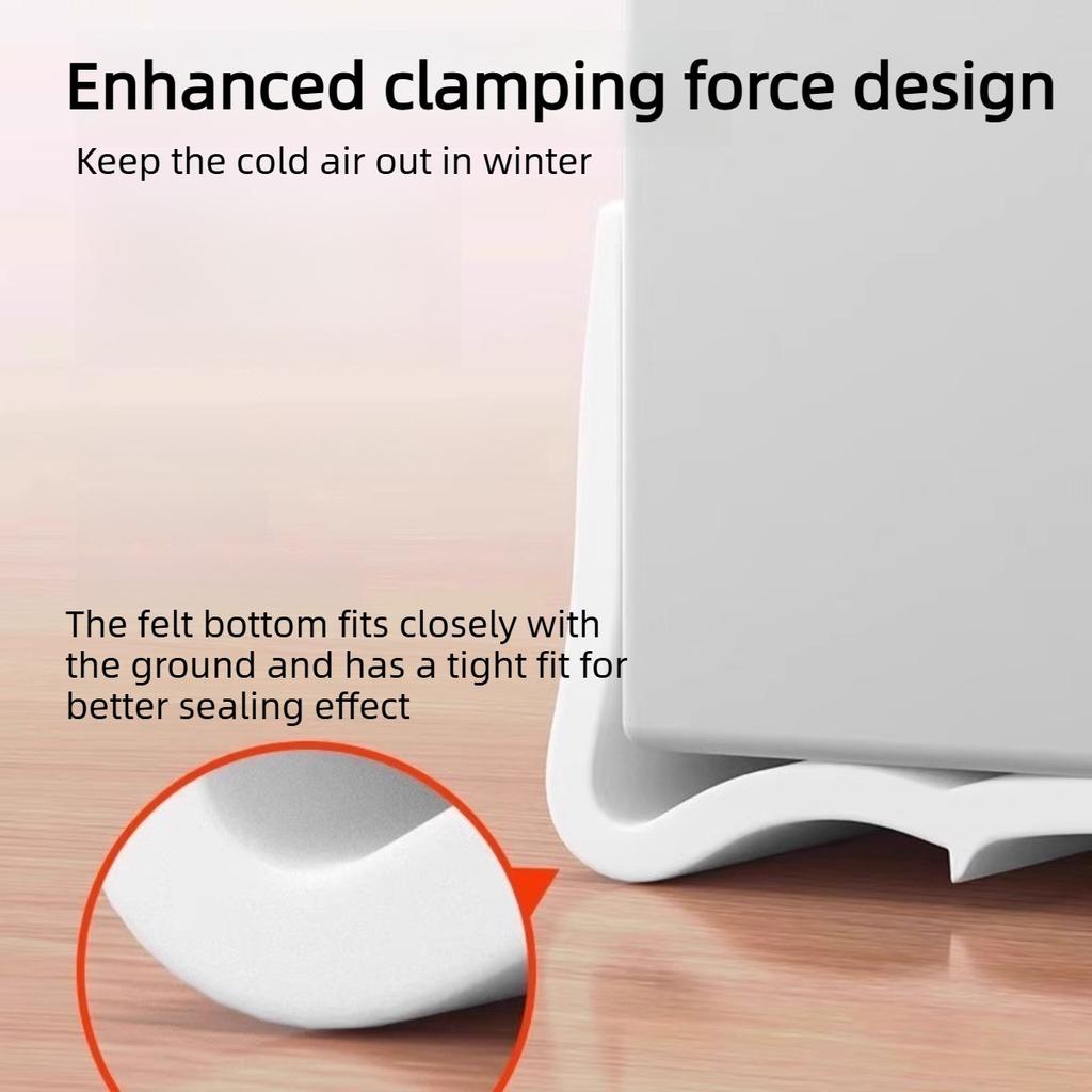 No Adhesive Door Bottom Seal Strip Soundproof Windproof Weather Stripping Insect Prevention Door Seal Accessories Acoustic Panel