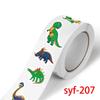 500 Alien Dinosaur Stickers per Roll - 2.5cm DIY for Skateboards, Suitcases, Handbooks