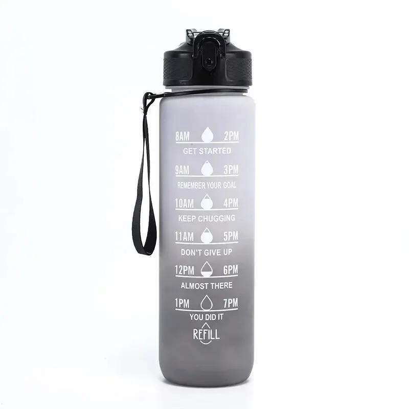 

32 OZ Motivational Water Bottle with Times To Drink and Straw, Fitness Water Bottle with Strap for Office, Gym, Outdoor Sports