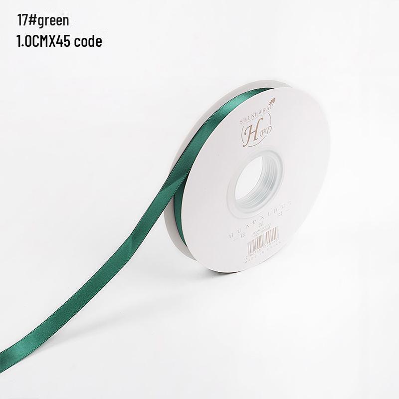 Bright Polyester Ribbon for Flower Packaging and DIY Gifts
