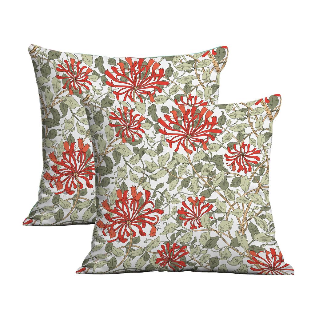 New Creative European Retro Floral Pillowcase Double-sided Printed Home Cushion Pillowcase Multiple Styles Available