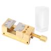 Acogedor Watch Repair Vise Clamp Brass Pointer Tube Clamp, Strong Material, Compact Size, for Watch Hands and Wheels, Essential Tool for DIY and Profe