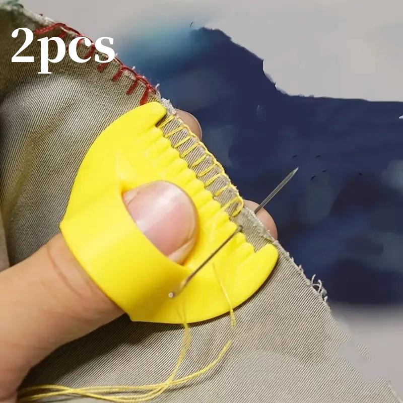 

2 шт. Набор для ручного шитья «Сделай сам», шаблон для краевого шва «локстич», аксессуары, наперсток для ткани, приспособления для домашнего шитья 3mm