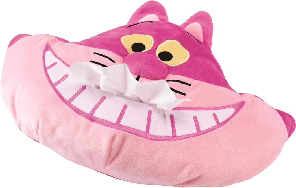 Marushin Tissue Case, Disney Alice in Wonderland Cheshire Cat, H31 x W42 x D8cm, Hamuhamu Character Shape, 2215024300