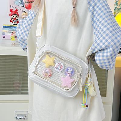Student Casual Versatile Messenger Bag Japanese Ins Two-dimensional Small Fresh Baby Bag Pain Bag Trendy Fashion Shoulder Bag