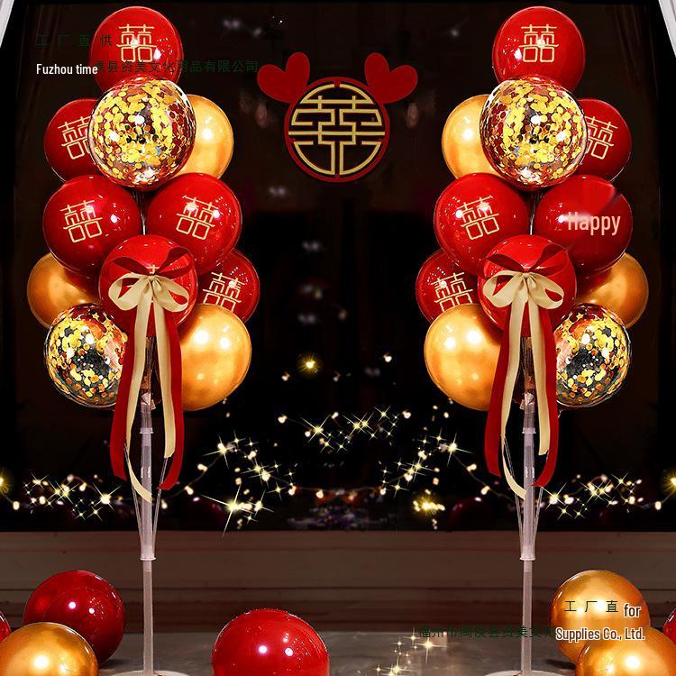 Complete Wedding Balloon Columns Set for Decoration
