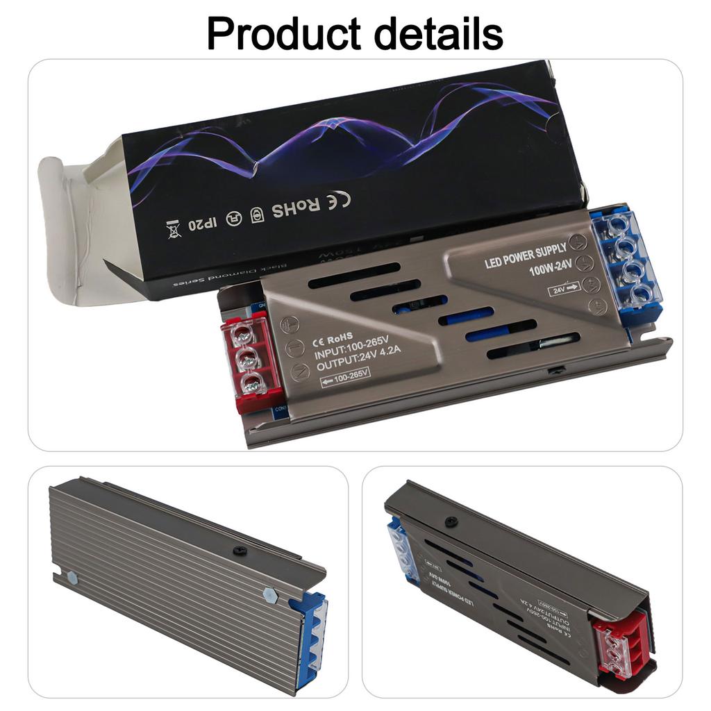Insulated Terminals LED Transformer Short Circuit Protection Over Heat Protection Ceiling Light Over Voltage Protection