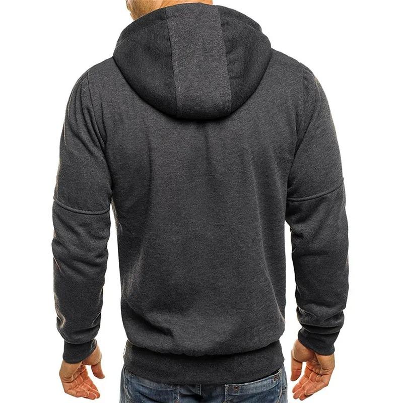 Spring Men's Jackets Hooded Coats Casual Zipper Sweatshirts Male Tracksuit Fashion Jacket Mens Clothing Outerwear