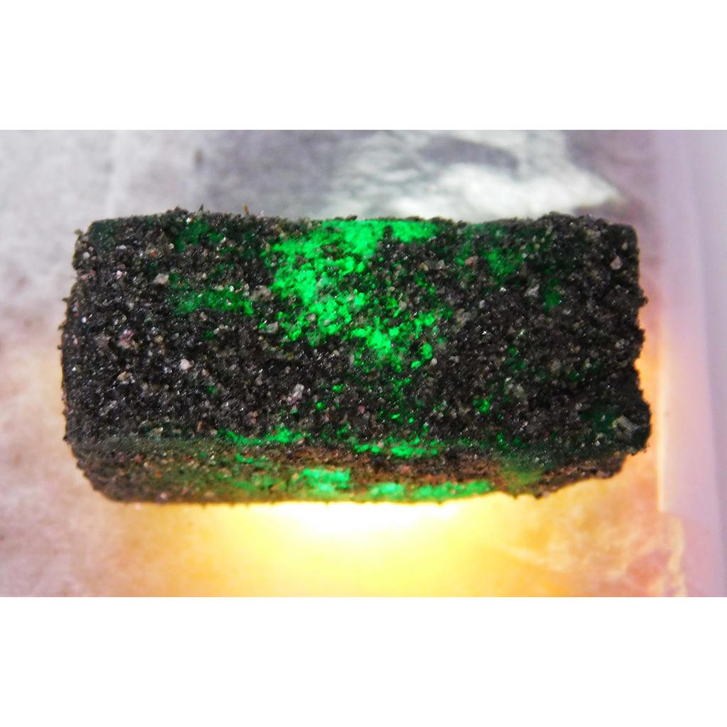 Green Emerald 68.7 Ct Genuine Natural Dyed Rough Uncut Loose Gemstone CERTIFIED