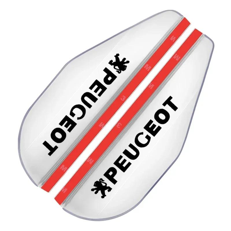 

Car Sticker 2Pc Car Rear View Side Mirror Rain Board Eyebrow Guard Sun Visor For Peugeot 108 406 407 408 206 207 208 306 307 308 срібний