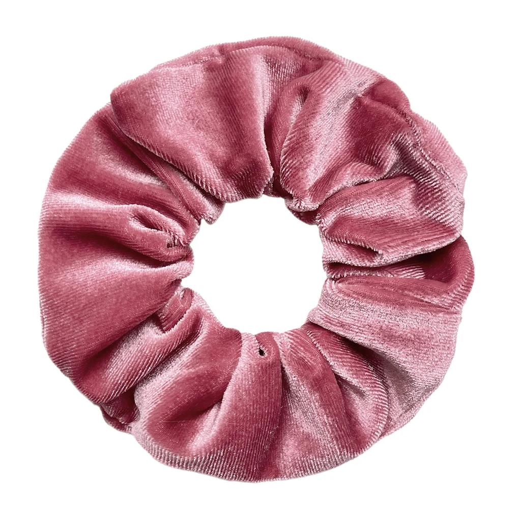 45 Colors Large Vintage Velvet Scrunchies Girls Elastic Hair Bands Ponytail Holder Ties Rubber Bands Fashion Women Accessories