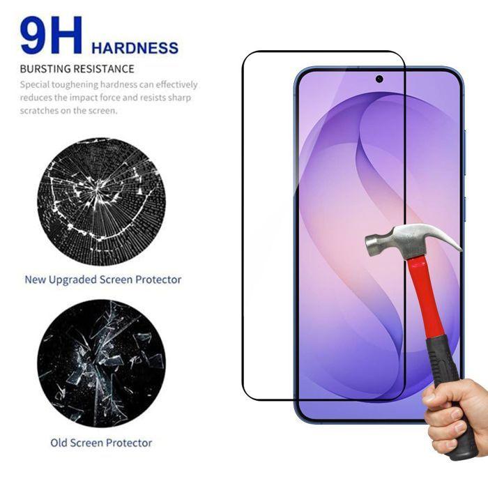 Verre Trempé Intégral - BOOLING - pour Samsung Galaxy S26 Plus - 3 Protection Anti-Rayure Bord Noir