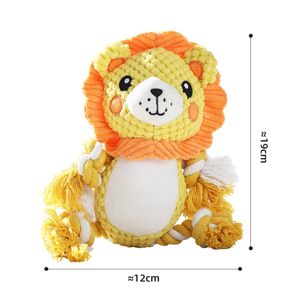 Puppy Dog Plush Squeaky Toys for Small Medium Dogs Bone Aggressive Chewers for Pet Cat Products Puppy Accessories