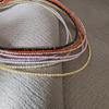 Delicate Japanese-Korean Zircon Beaded Crystal Necklace: Versatile Summer Accessory