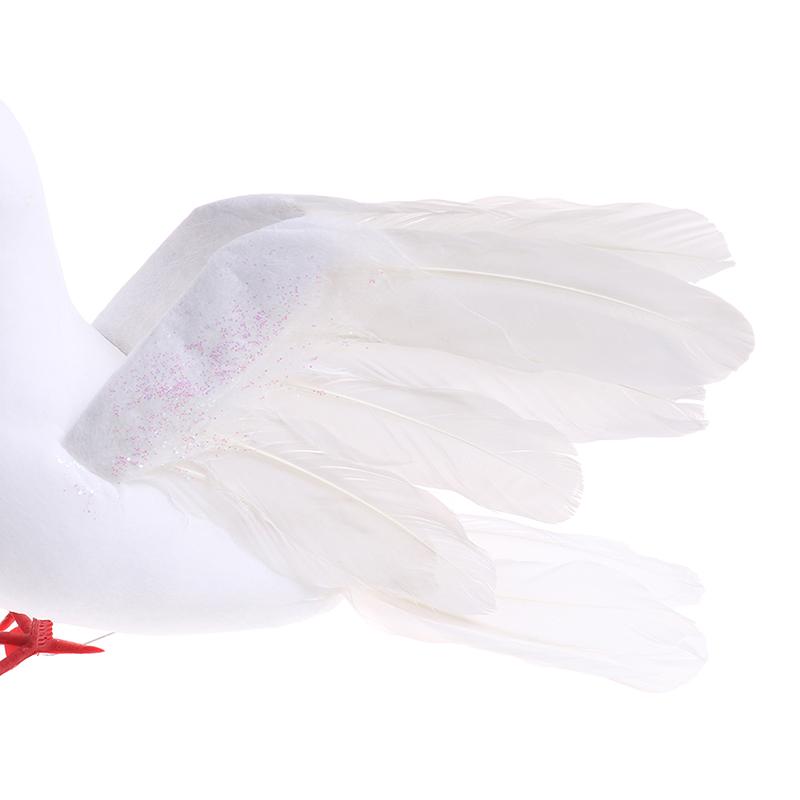 Artificial Simulation Peace Dove Foam Feather Birds Wedding Crafts Ornament