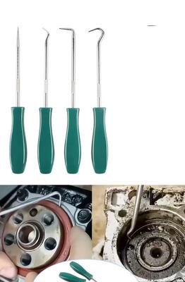 Zmart 4pcs 135mm Car Seal Driver Set O-Ring Seal Gasket Puller Remover Pick Hook Car Repair Tool