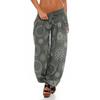 Boho Womens Aladdin Harem Yoga Pants With Elastic Waist And Loose Fit**