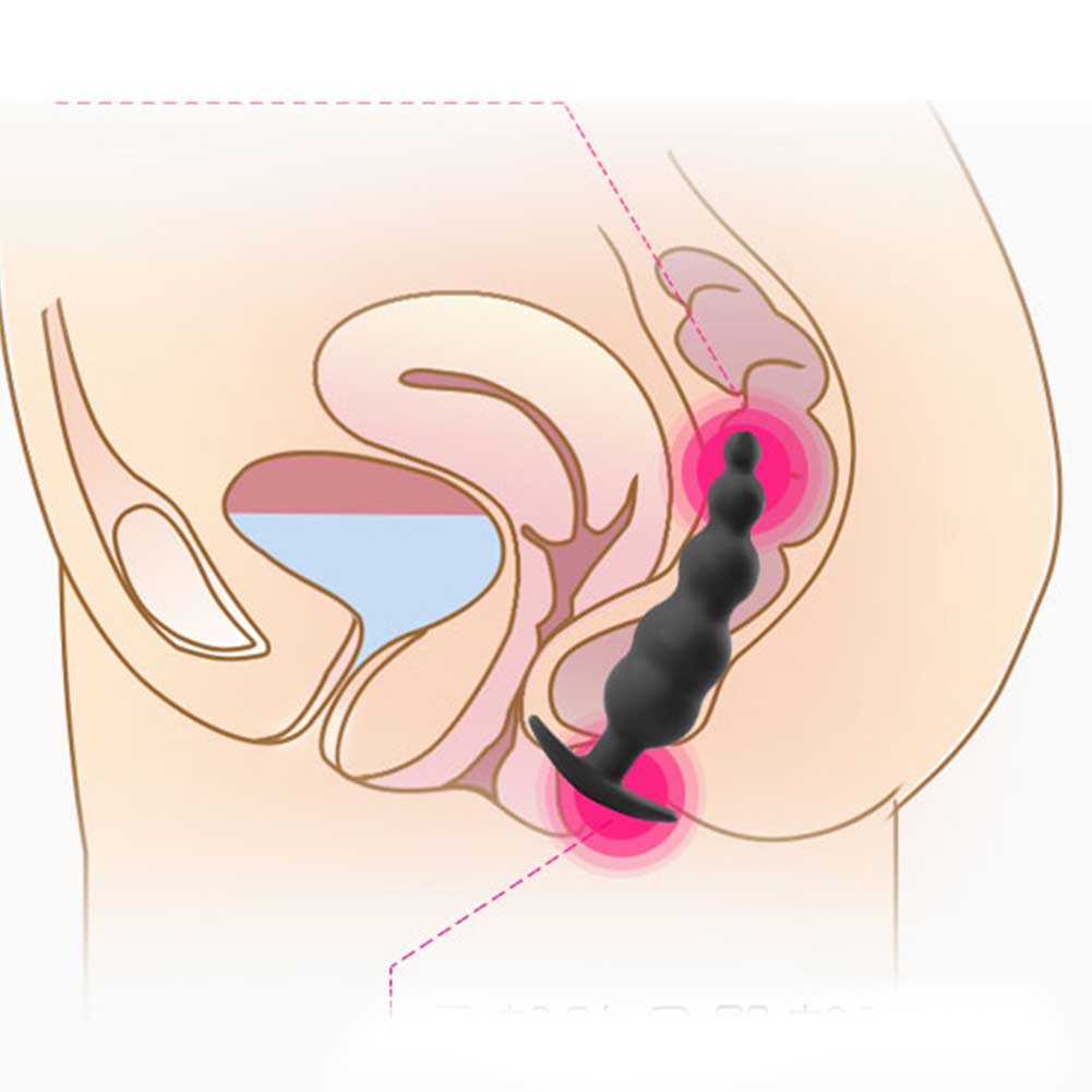 Silicone Anal Plug Butt Plug Beads Sex Toys Unisex Erotic Toys Sex Products for Men Women